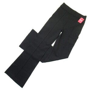 NWT SPANX 20252R The Perfect Pant in Black Knit Ponte Hi-Rise Flare XS x 32
